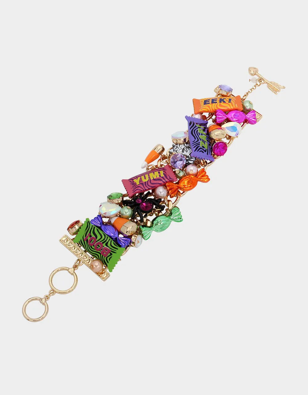 GHOUL FRIENDS CANDY TOGGLE BRACELET MULTI | RE:LUV sold by Betsey Johnson product image thumbnail 3