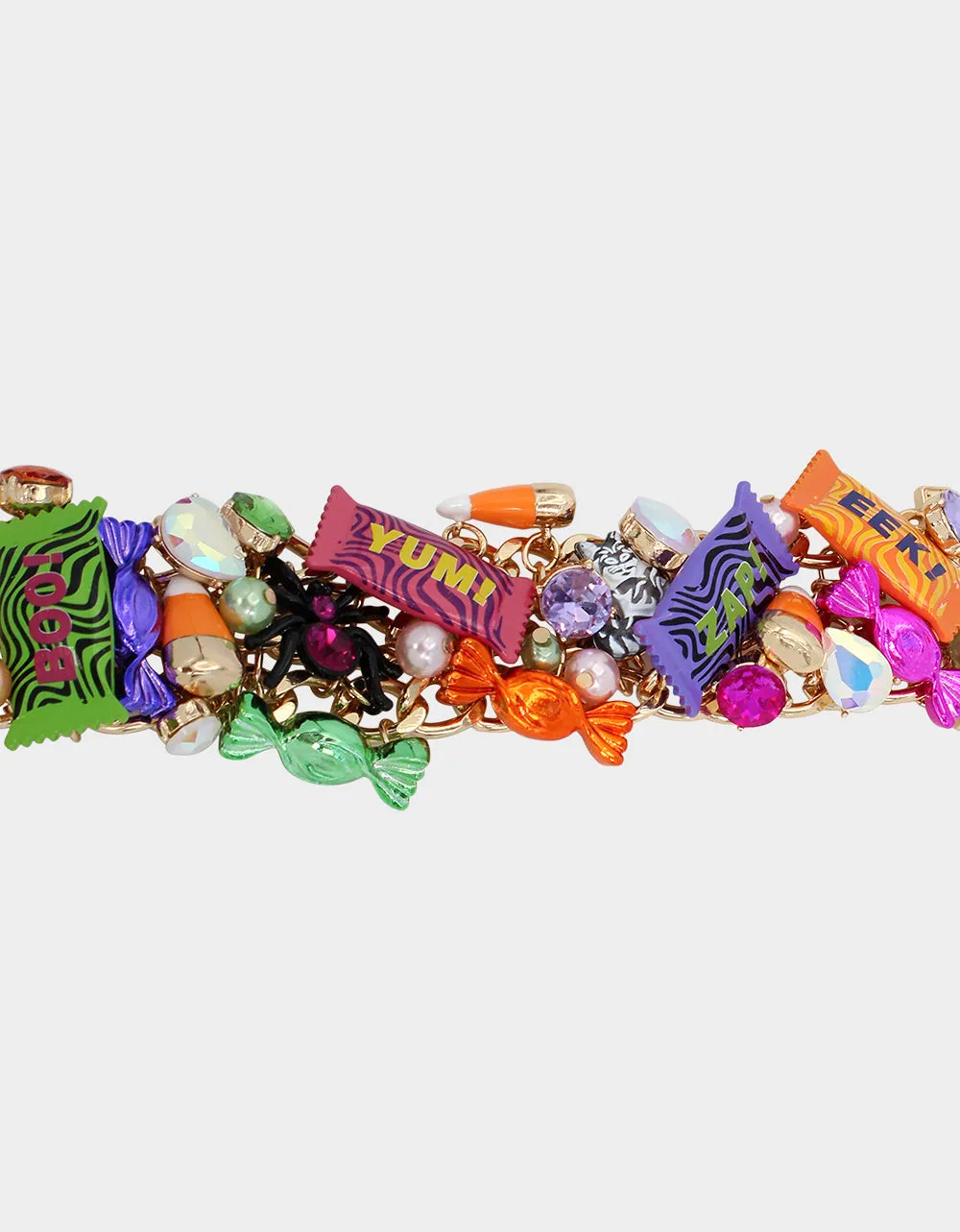 GHOUL FRIENDS CANDY TOGGLE BRACELET MULTI | RE:LUV sold by Betsey Johnson product image thumbnail 2
