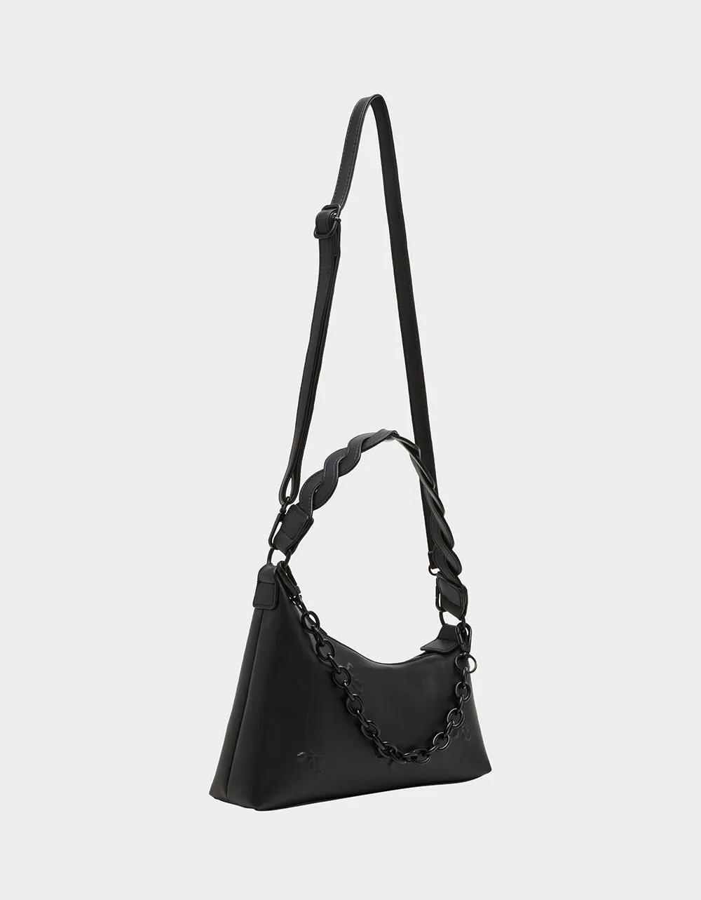 OFF KILTER ROSETTE BAG BLACK sold by Betsey Johnson product image thumbnail 2