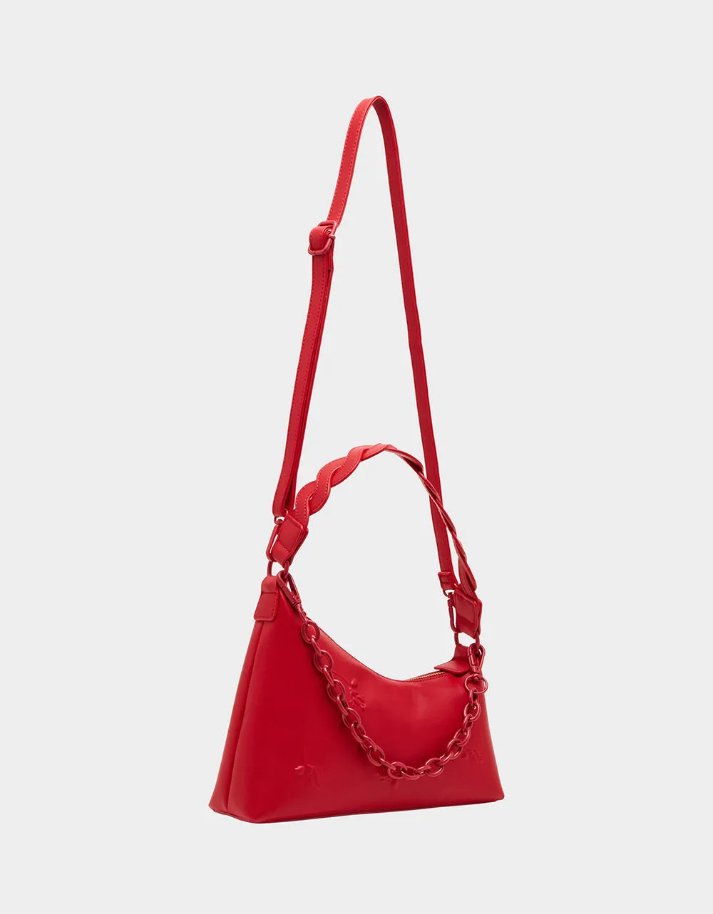 OFF KILTER ROSETTE BAG RED sold by Betsey Johnson product image thumbnail 2