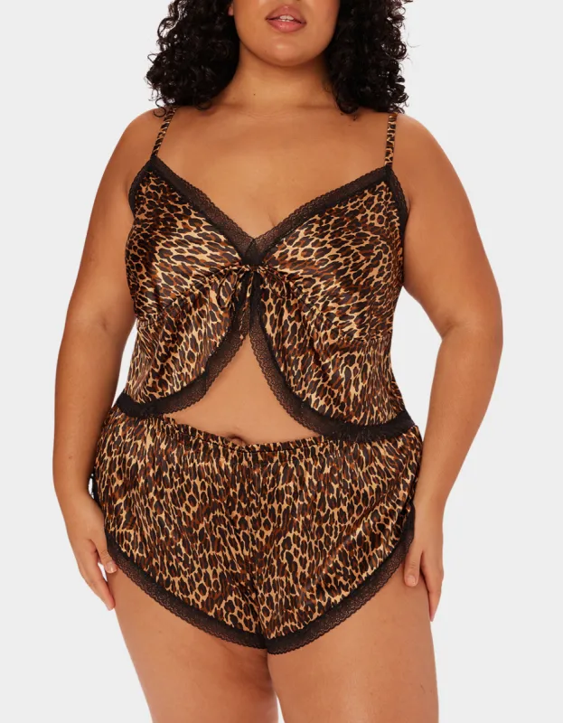 PARADE BUTTERFLY TOP LEOPARD made by Betsey Johnson