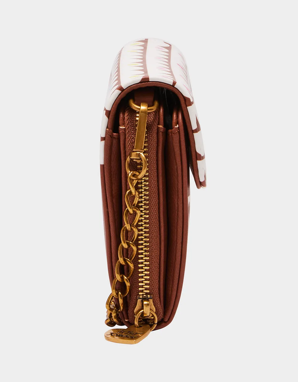 KITSCH GINGERBREAD WALLET ON STRING BROWN sold by Betsey Johnson product image thumbnail 4