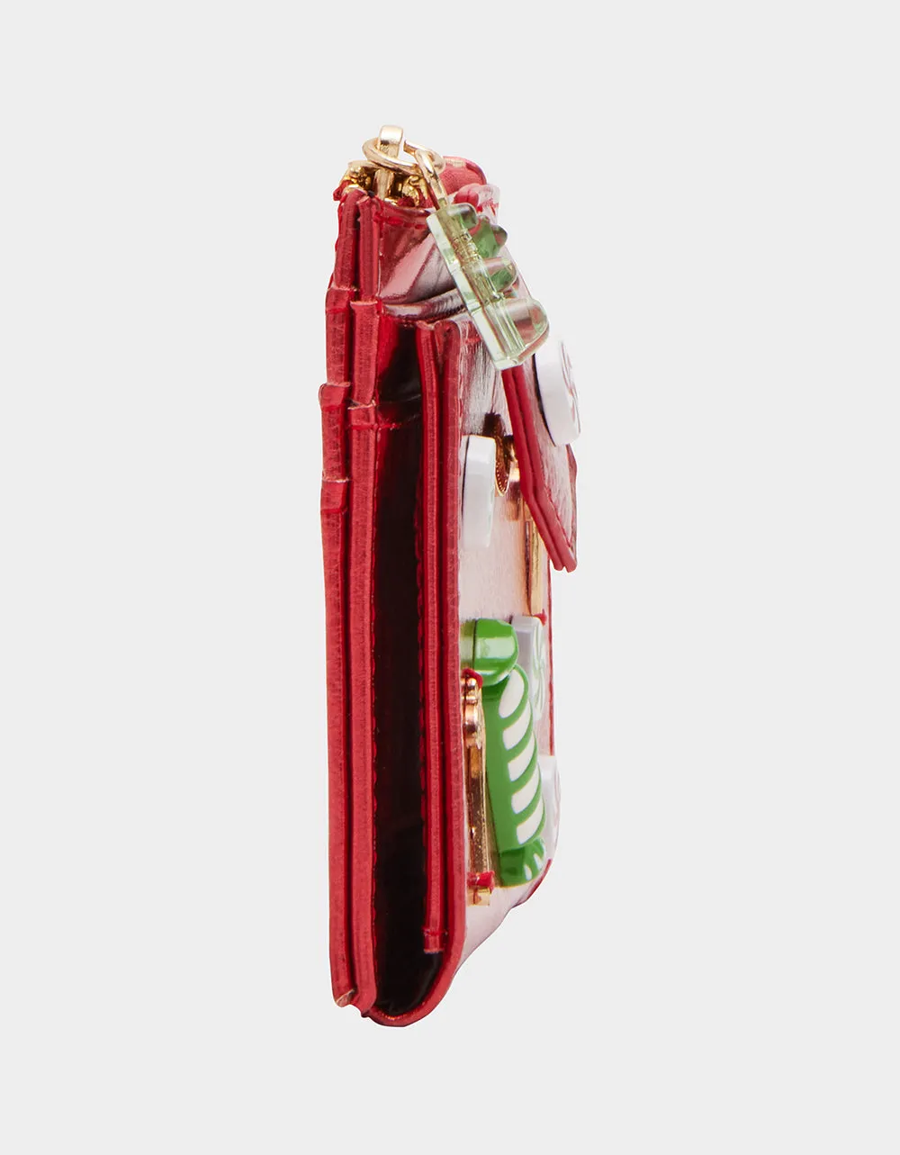 HOLIDAY CANDY BIFOLD WALLET RED sold by Betsey Johnson product image thumbnail 4