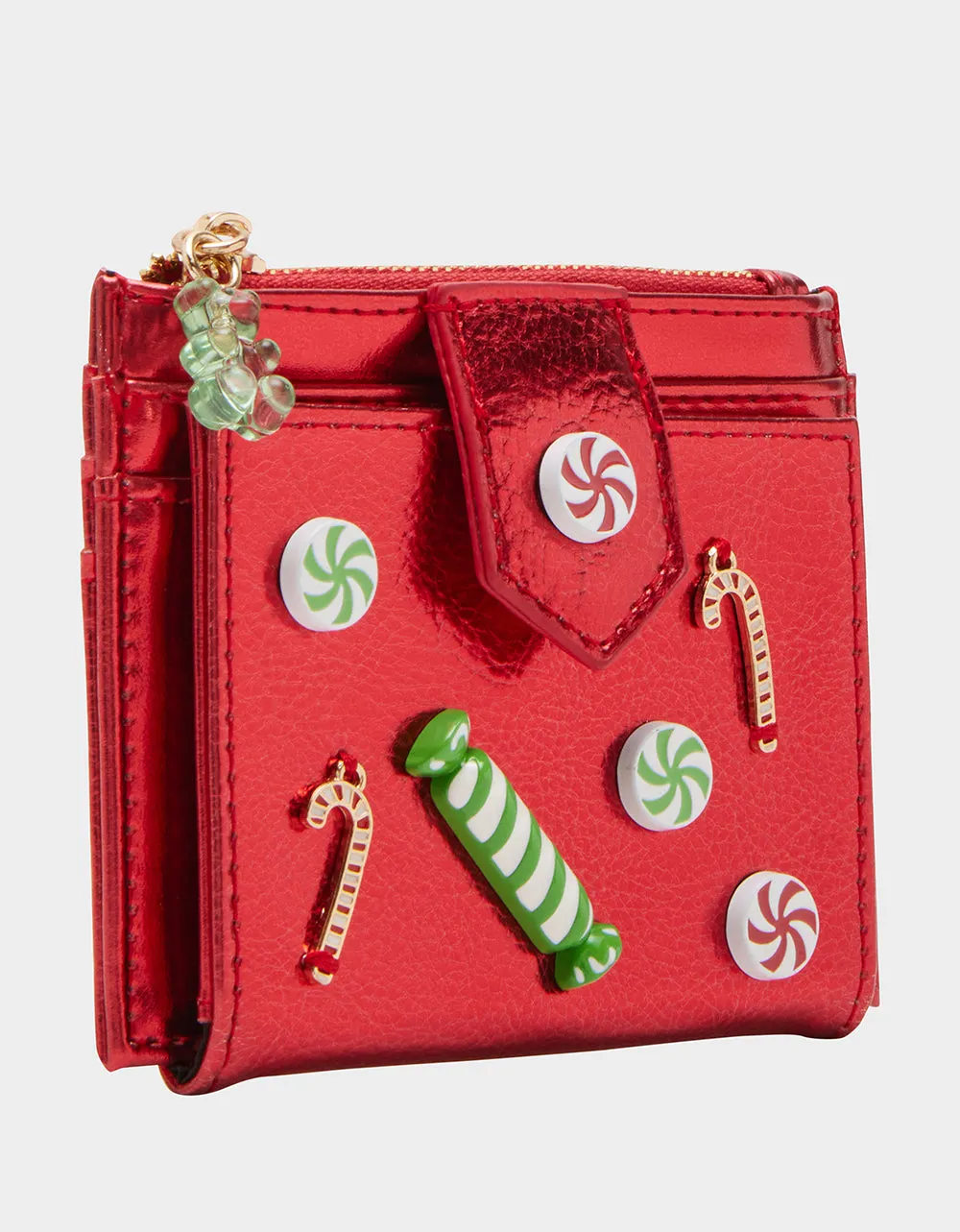 HOLIDAY CANDY BIFOLD WALLET RED sold by Betsey Johnson product image thumbnail 2