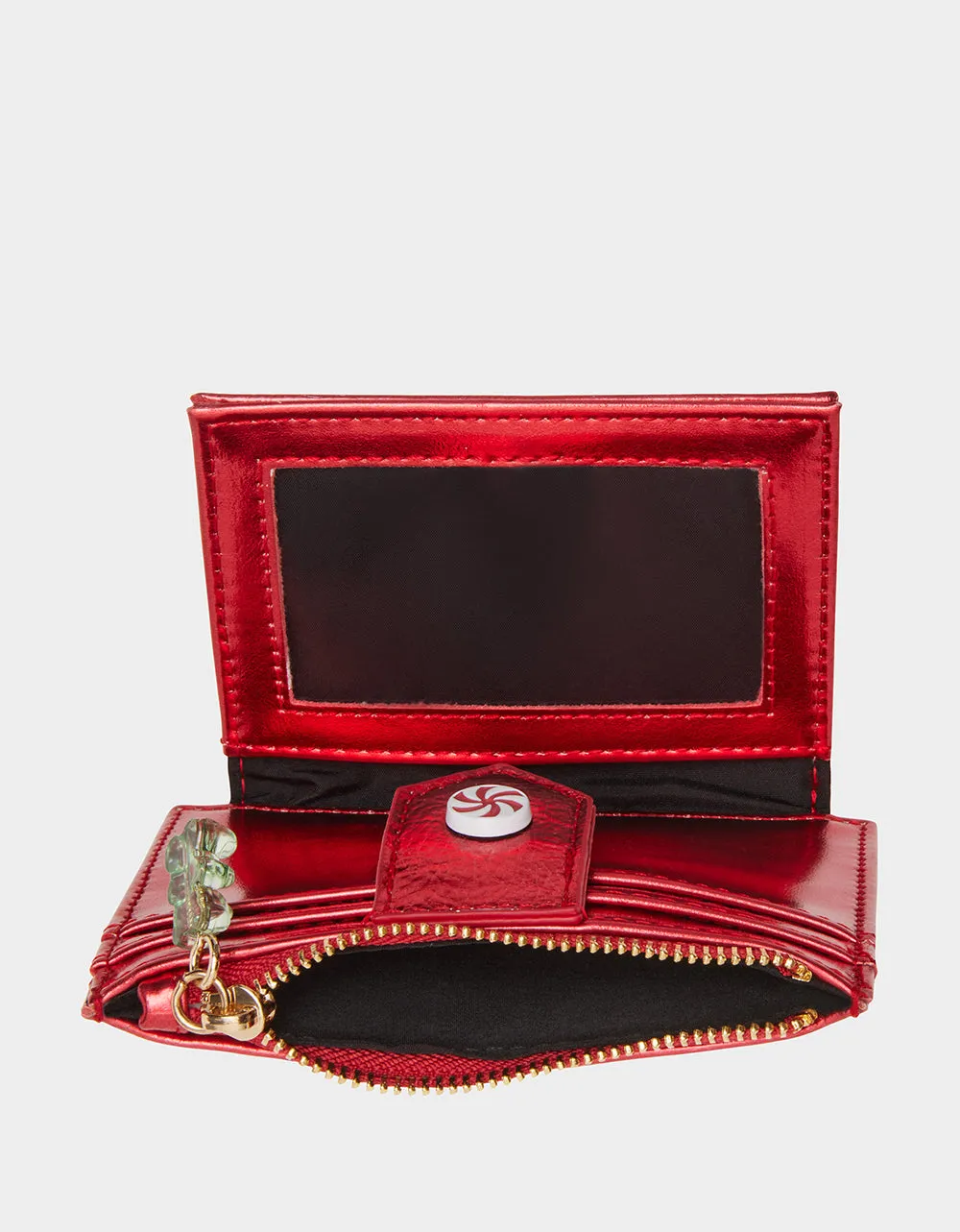 HOLIDAY CANDY BIFOLD WALLET RED sold by Betsey Johnson product image thumbnail 3