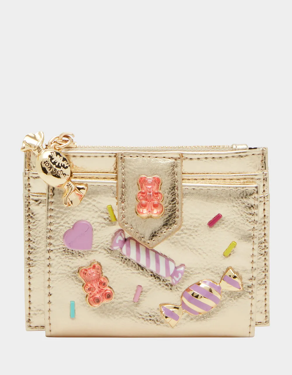 CANDY BIFOLD WALLET GOLD sold by Betsey Johnson