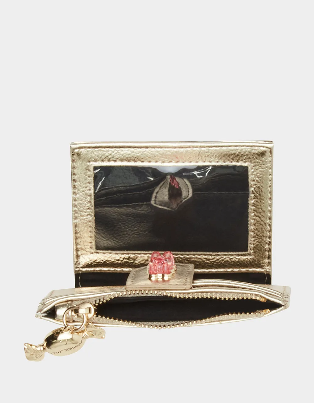 CANDY BIFOLD WALLET GOLD sold by Betsey Johnson product image thumbnail 3