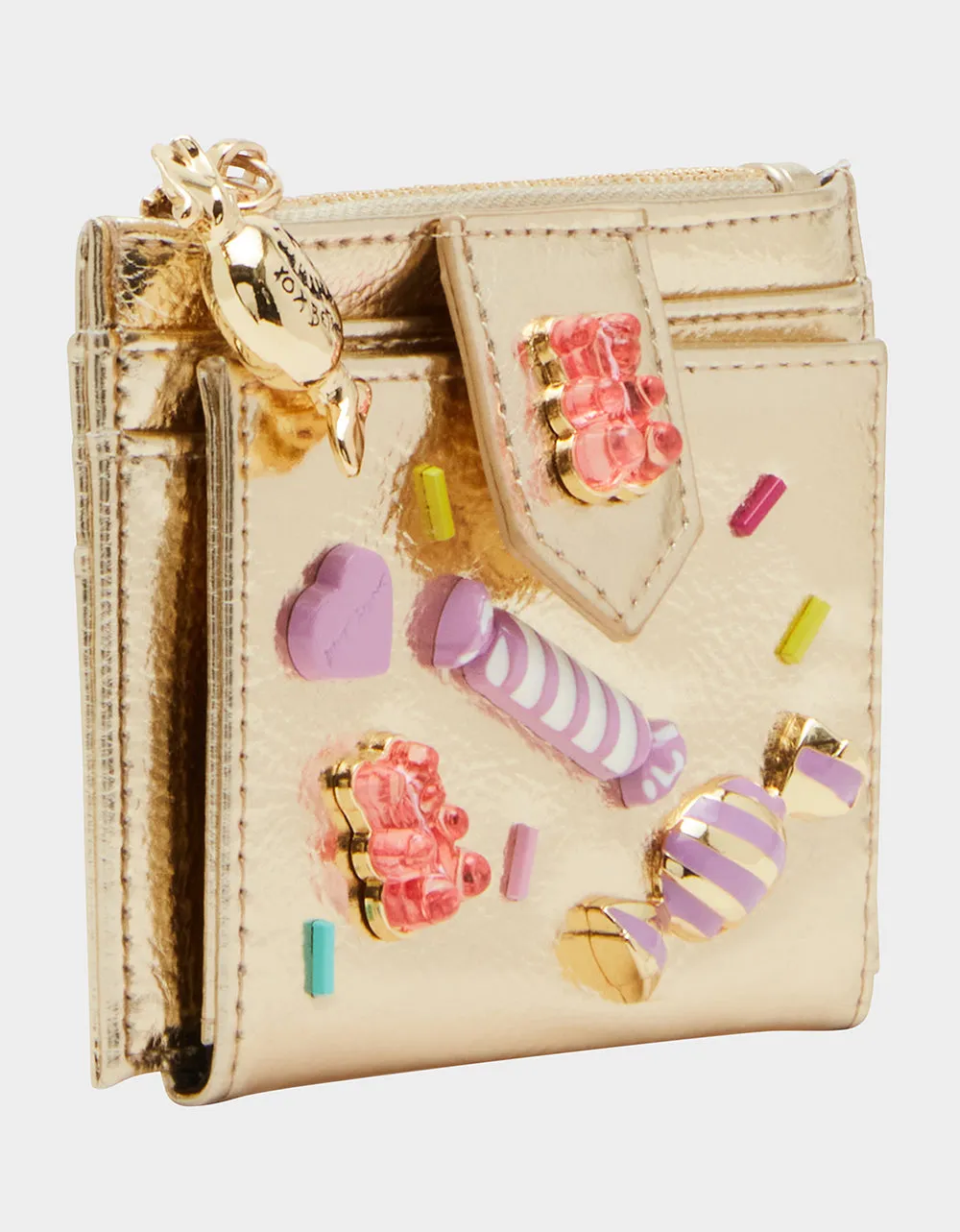 CANDY BIFOLD WALLET GOLD sold by Betsey Johnson product image thumbnail 2