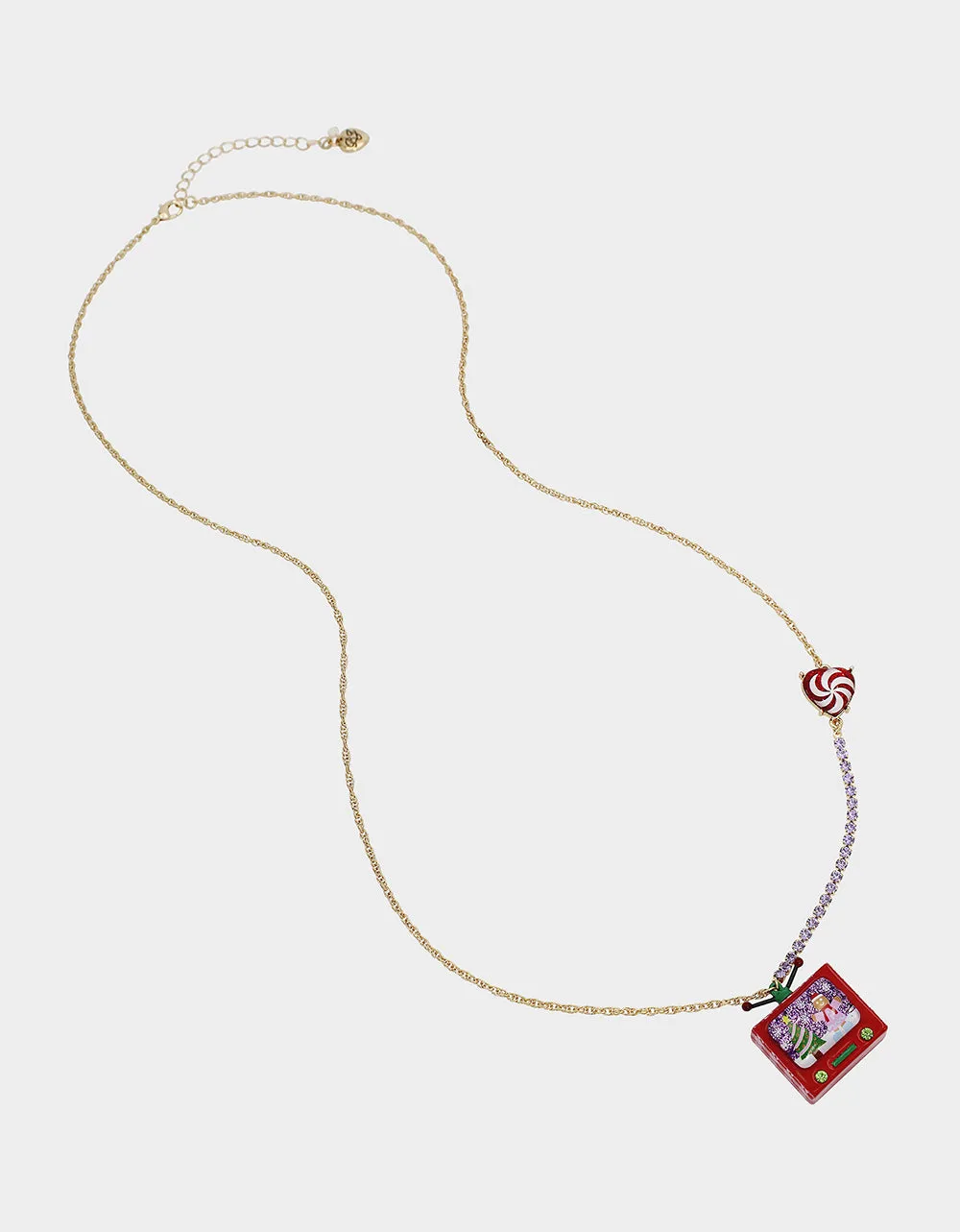 JINGLE BELL BLING XMAS TV ADJSTABLE PENDANT MULTI sold by Betsey Johnson product image thumbnail 2