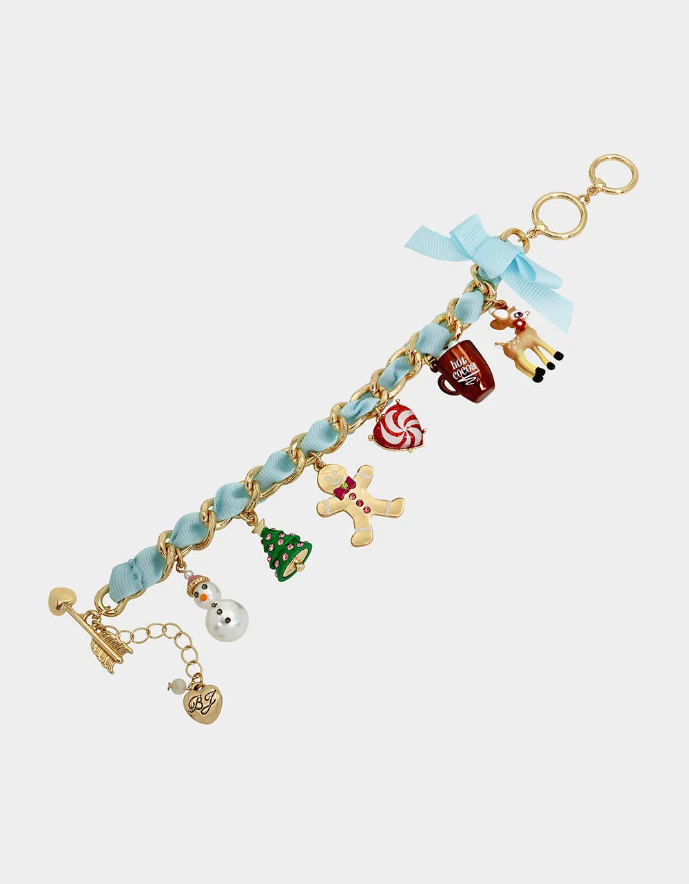 JINGLE BELL BLING XMAS CHARM BRACELET MULTI sold by Betsey Johnson product image thumbnail 2