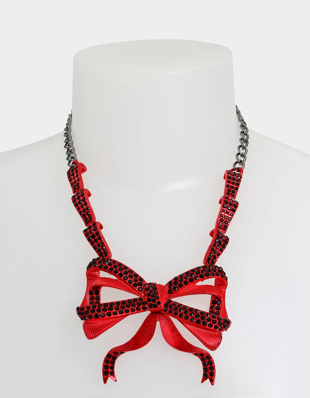 RED BOWS BOW PENDANT RED sold by Betsey Johnson product image thumbnail 4
