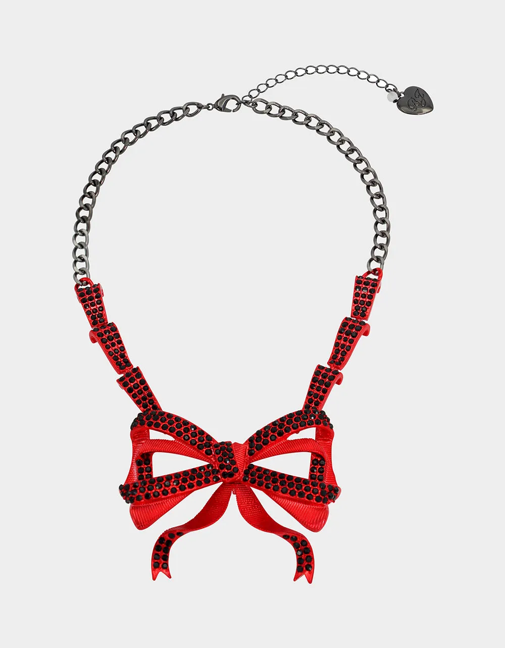 RED BOWS BOW PENDANT RED sold by Betsey Johnson