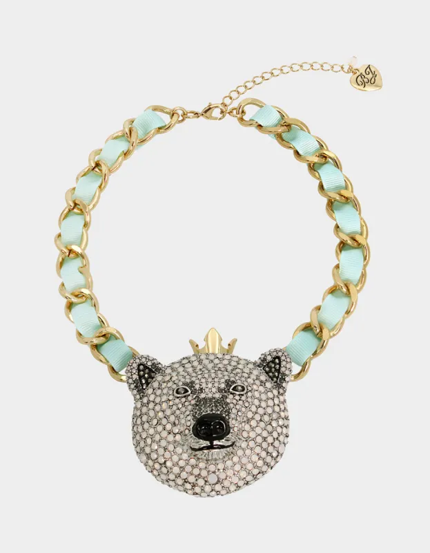 POLAR BEAR PENDANT LIGHT BLUE sold by Betsey Johnson
