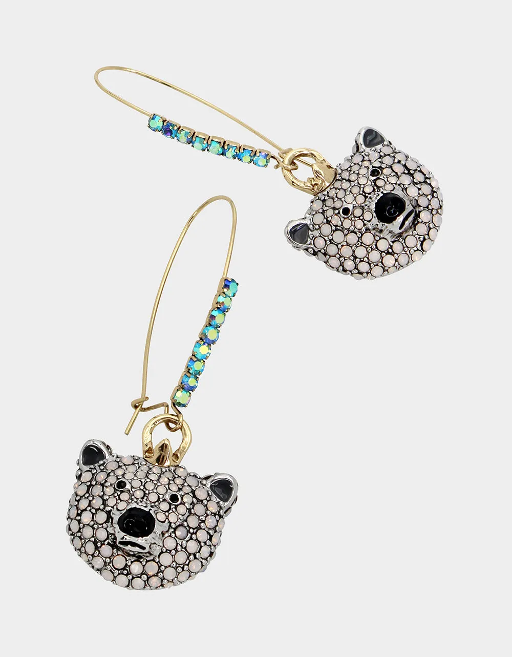 POLAR BEAR SHEPHERD HOOK EARRINGS OPAL sold by Betsey Johnson product image thumbnail 2