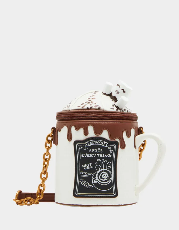 KITSCH COMIN IN HOT COCOA WHITE made by Betsey Johnson