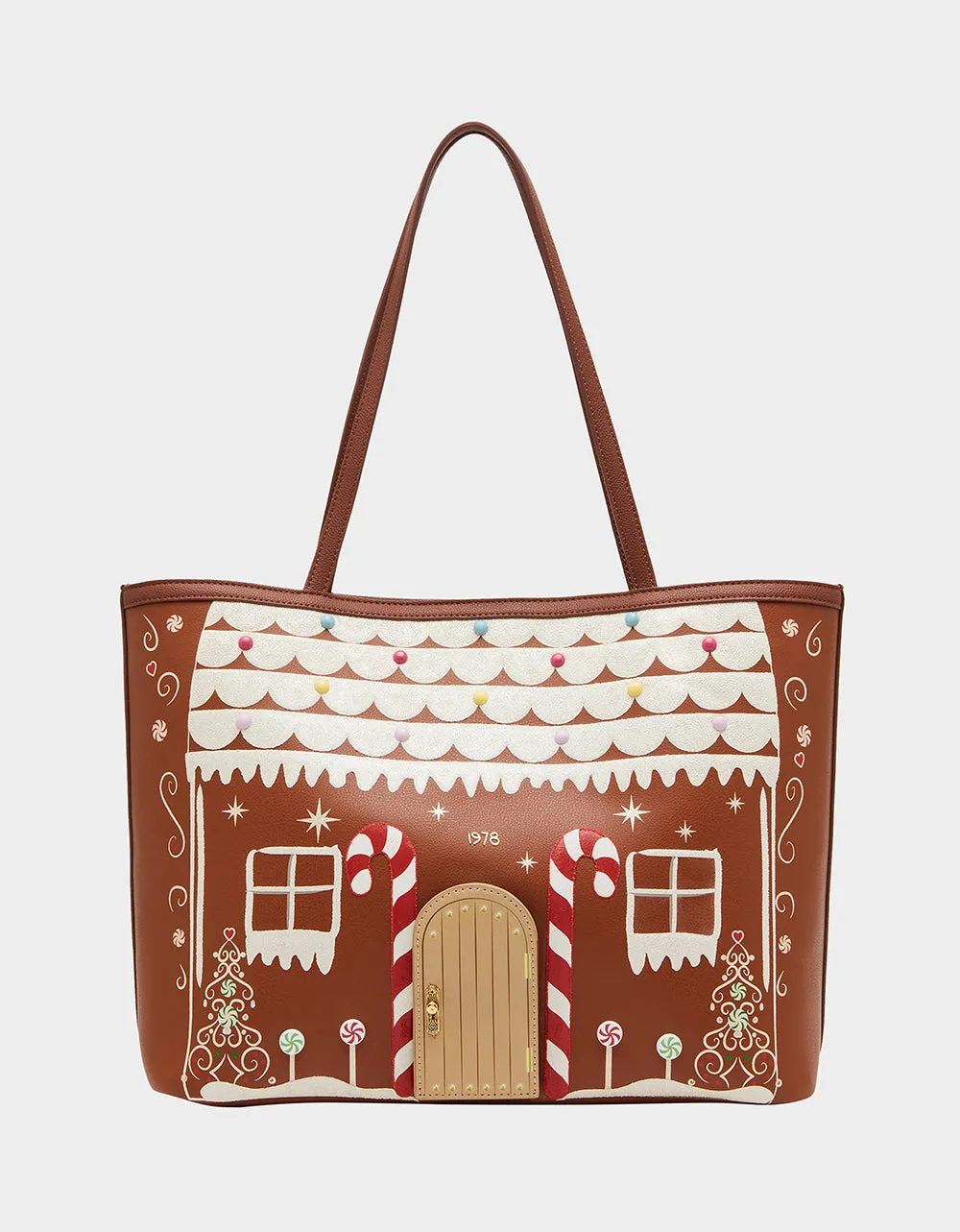 GINGERBREAD TOTE BROWN sold by Betsey Johnson