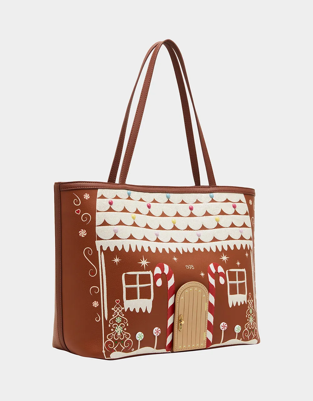 GINGERBREAD TOTE BROWN sold by Betsey Johnson product image thumbnail 3
