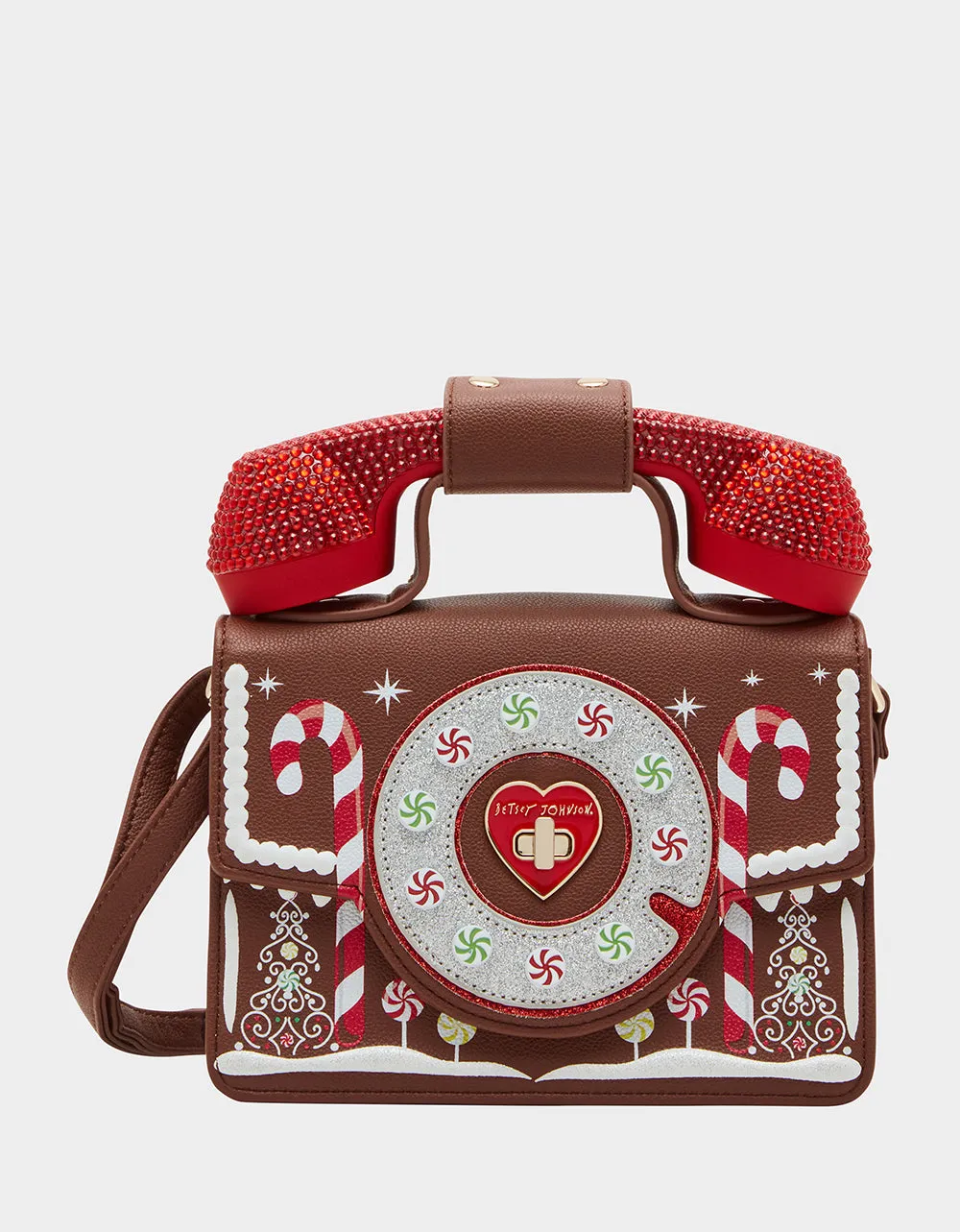 KITSCH GINGERBREAD PHONE BAG BROWN sold by Betsey Johnson