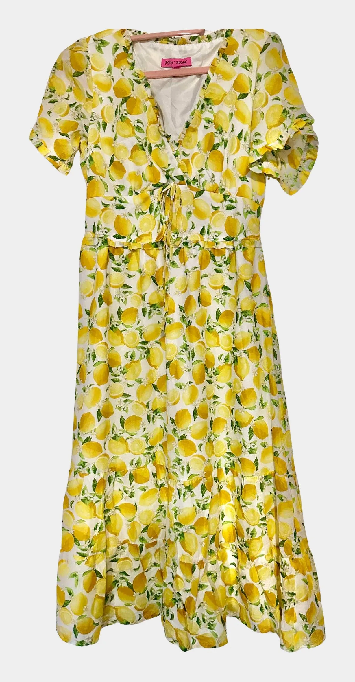 Betsey Johnson Martina La La Lemons Midi Dress | RE:LUV sold by Betsey Johnson