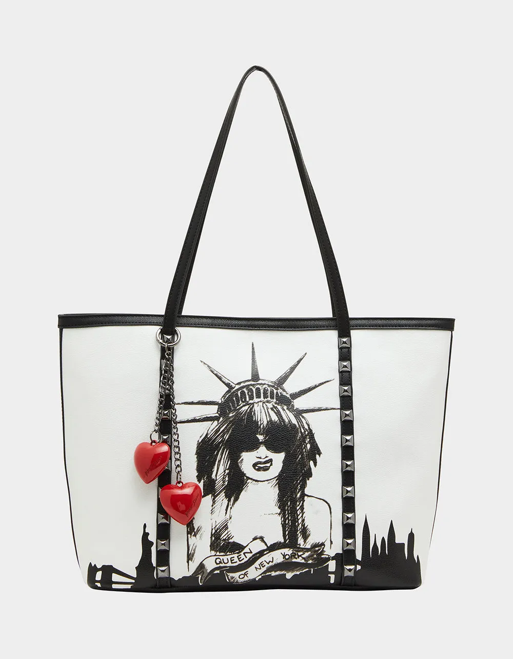 QUEEN OF NY TOTE MULTI sold by Betsey Johnson