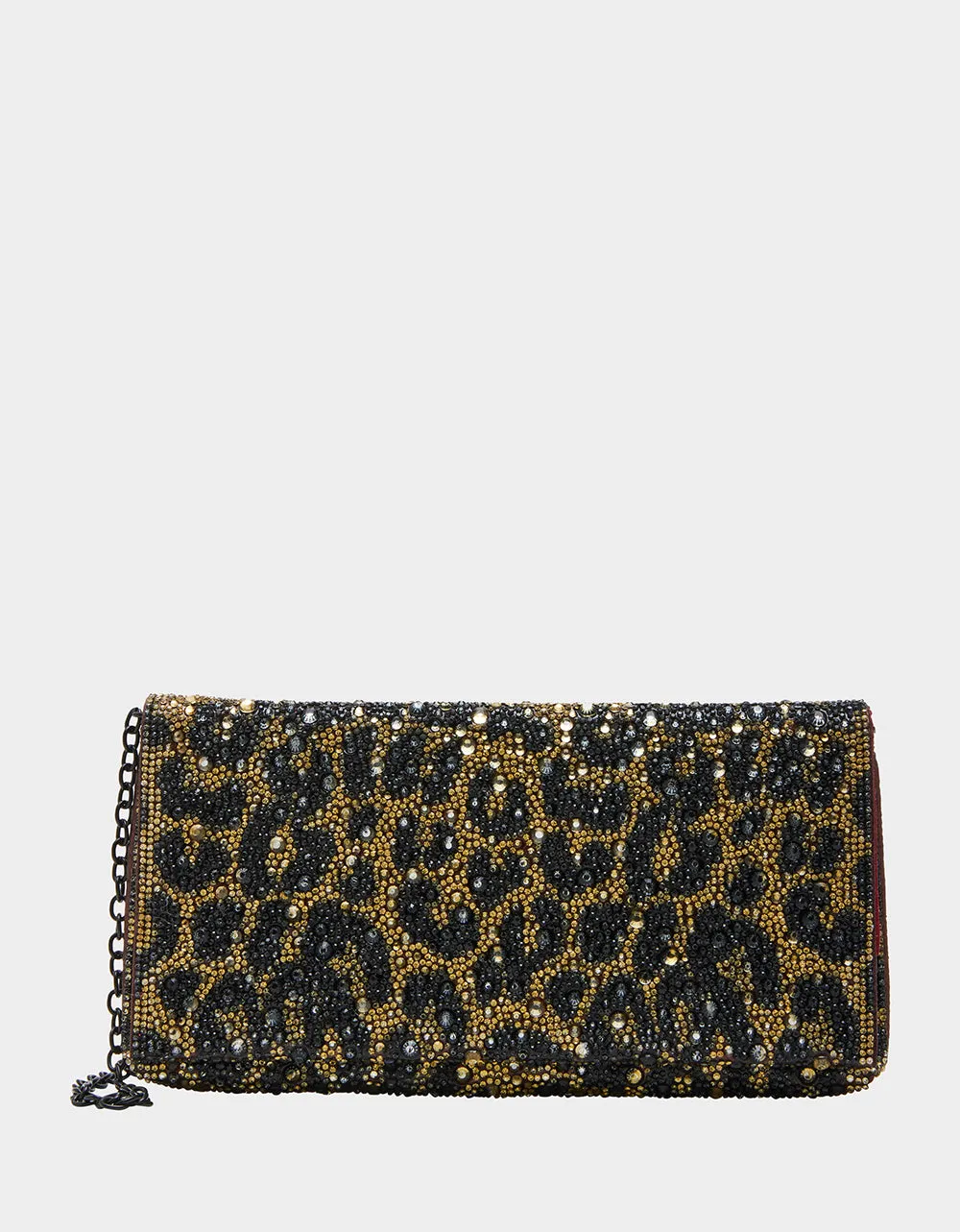 SOFT RHINESTONE CLUTCH LEOPARD sold by Betsey Johnson
