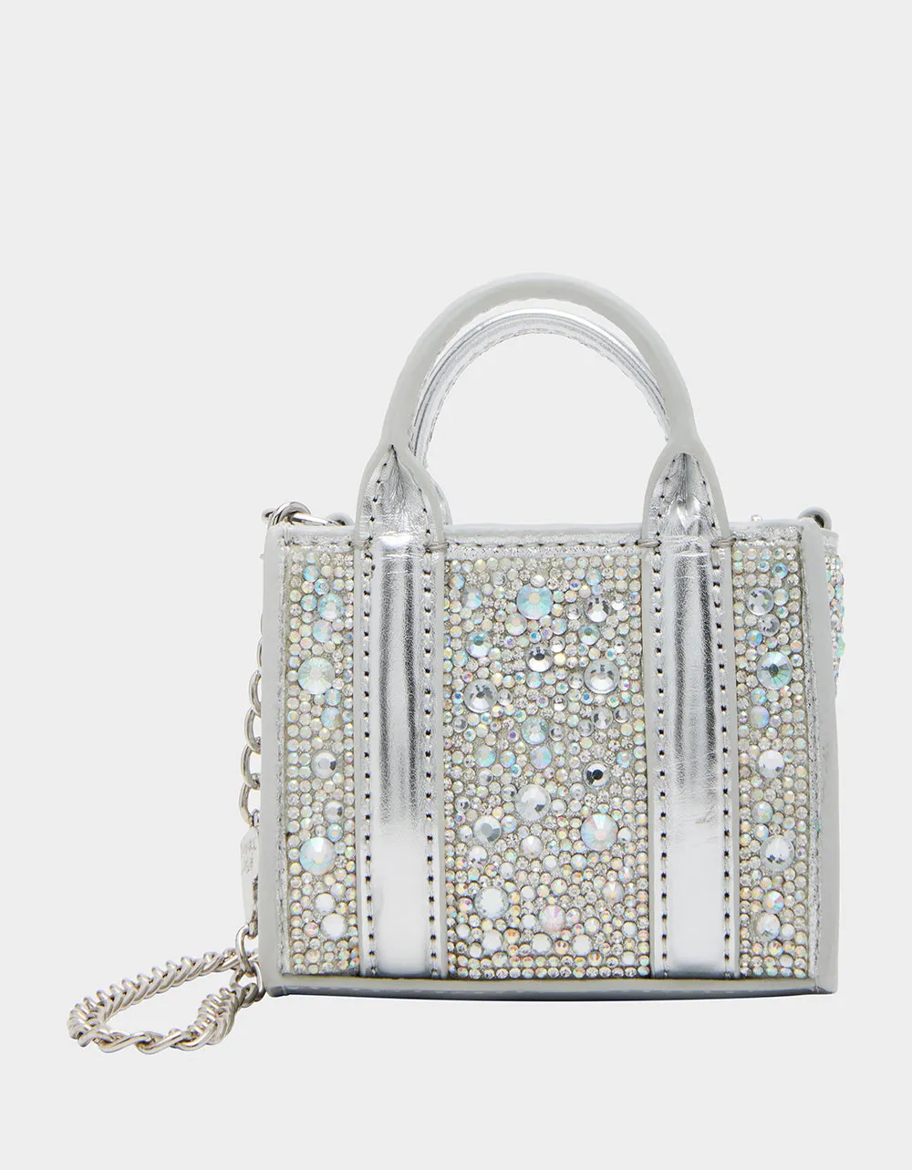 TEENY TINY CROSSBODY BAG SILVER sold by Betsey Johnson