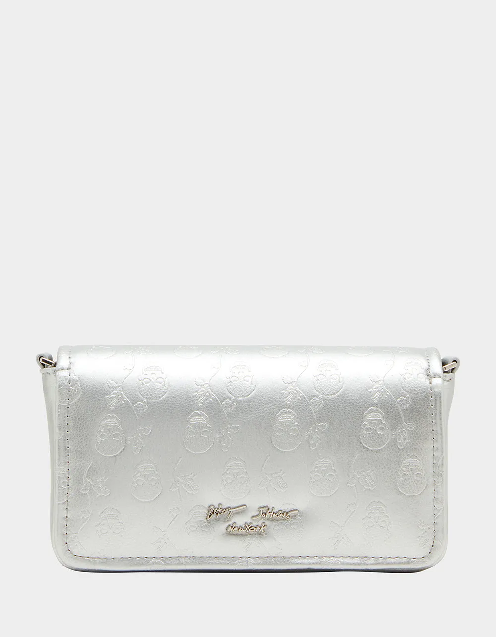 SKULLS & ROSES CROSSBODY SILVER sold by Betsey Johnson product image thumbnail 5