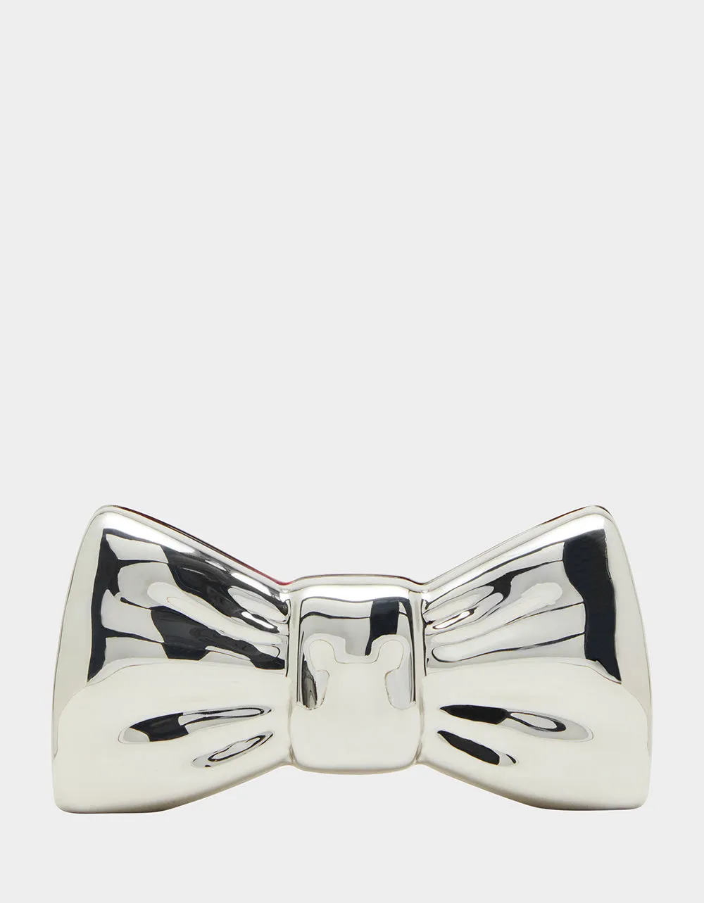 METAL BOW CLUTCH SILVER sold by Betsey Johnson product image thumbnail 5