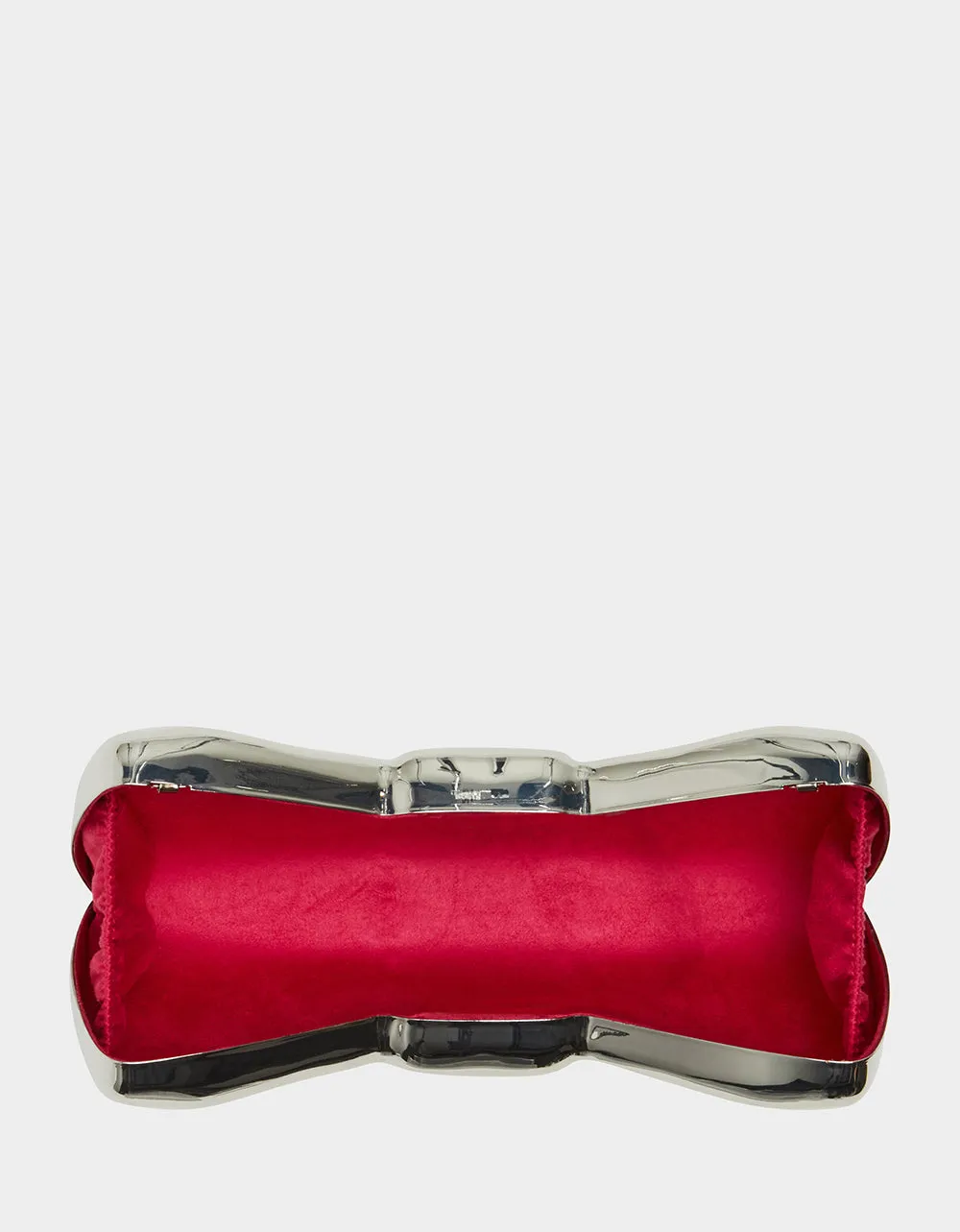 METAL BOW CLUTCH SILVER sold by Betsey Johnson product image thumbnail 4