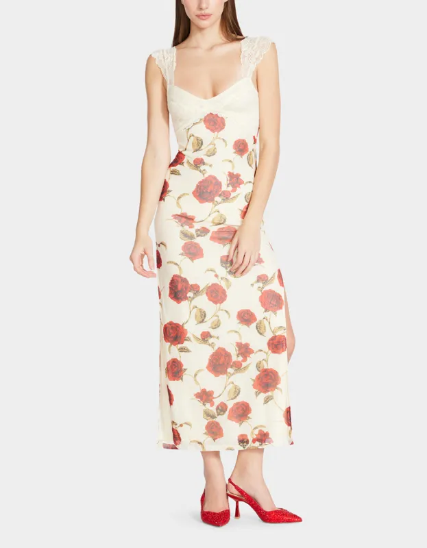 CAMILLE MAXI DRESS OFF WHITE sold by Betsey Johnson