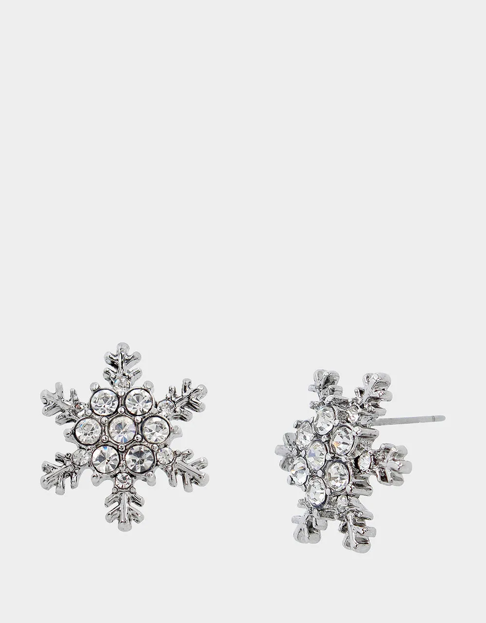 SNOW SPECIAL SNOWFLAKE STUDS CRYSTAL sold by Betsey Johnson