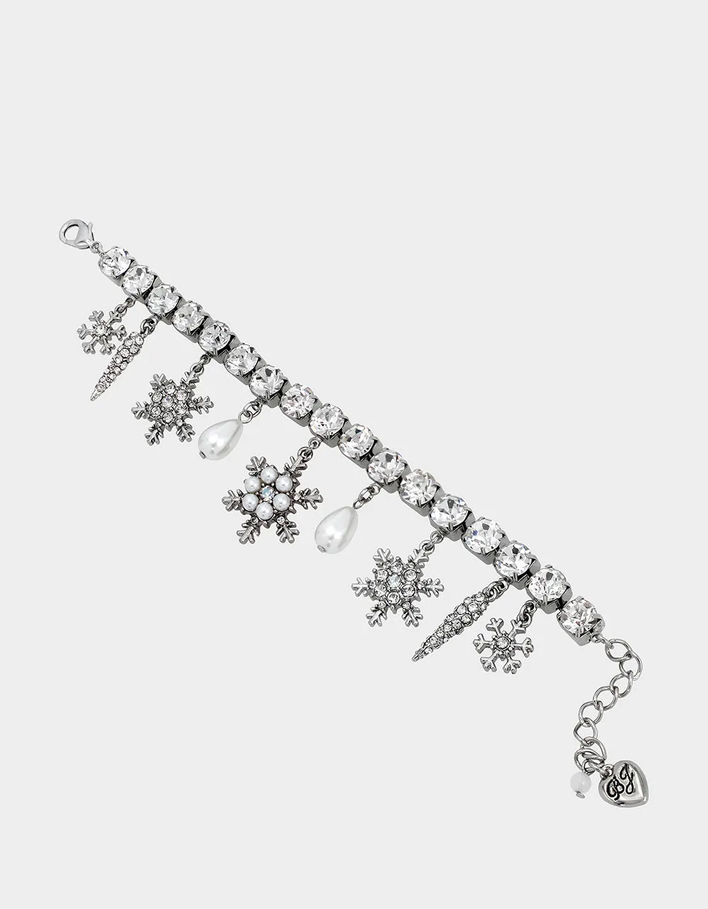 SNOW SPECIAL SNOWFLAKE CHARM BRACELET CRYSTAL sold by Betsey Johnson product image thumbnail 3