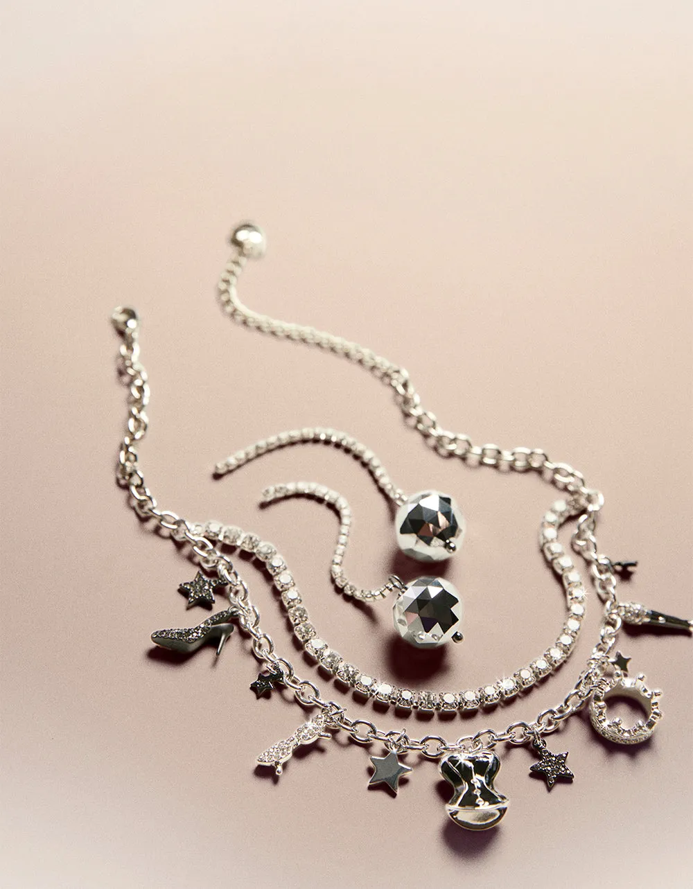 MIDNIGHT MAGIC CORSET CHARM FRONTAL NECKLACE BLACK sold by Betsey Johnson product image thumbnail 4