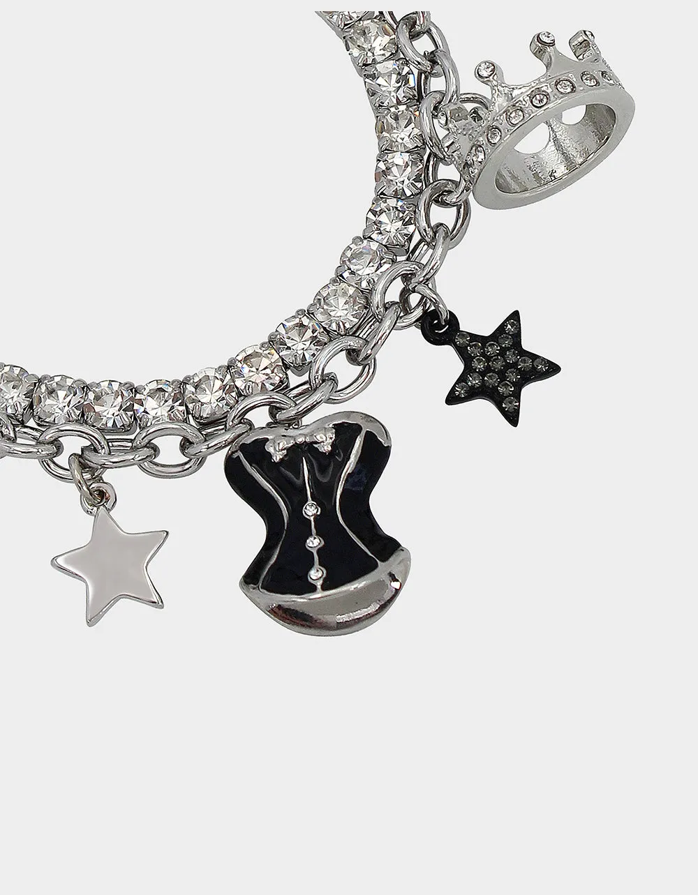 MIDNIGHT MAGIC CORSET CHARM BRACELET BLACK sold by Betsey Johnson product image thumbnail 2