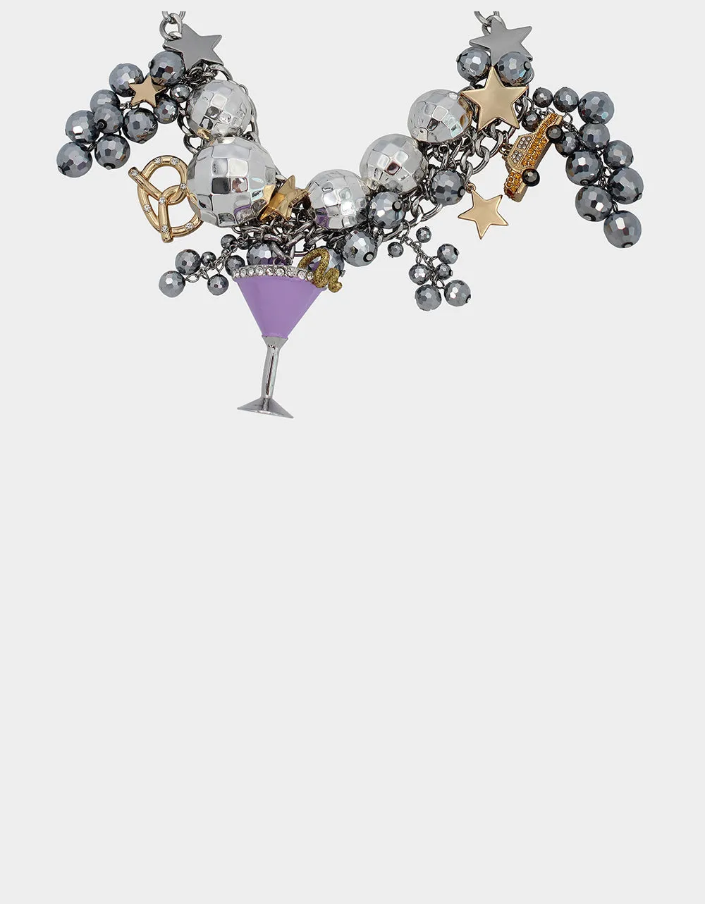 MIDNIGHT MAGIC NYC BIB NECKLACE MULTI sold by Betsey Johnson product image thumbnail 2