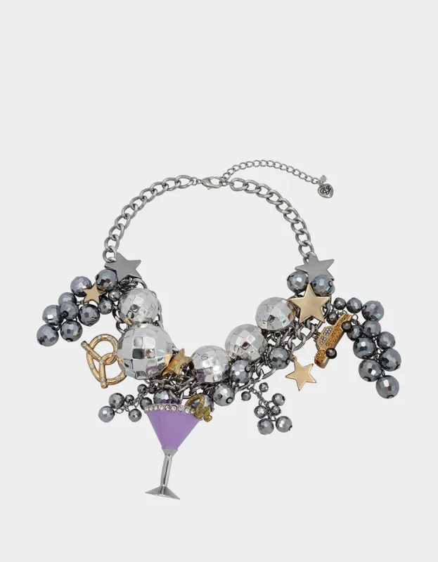 MIDNIGHT MAGIC NYC BIB NECKLACE MULTI sold by Betsey Johnson