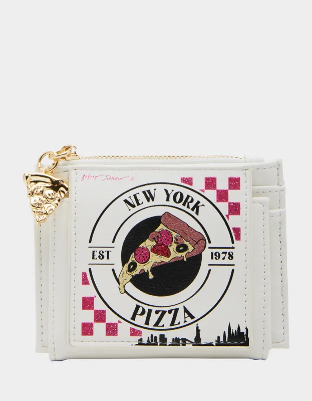 KITSCH MATTER OF CRUST BIFOLD WALLET MULTI sold by Betsey Johnson