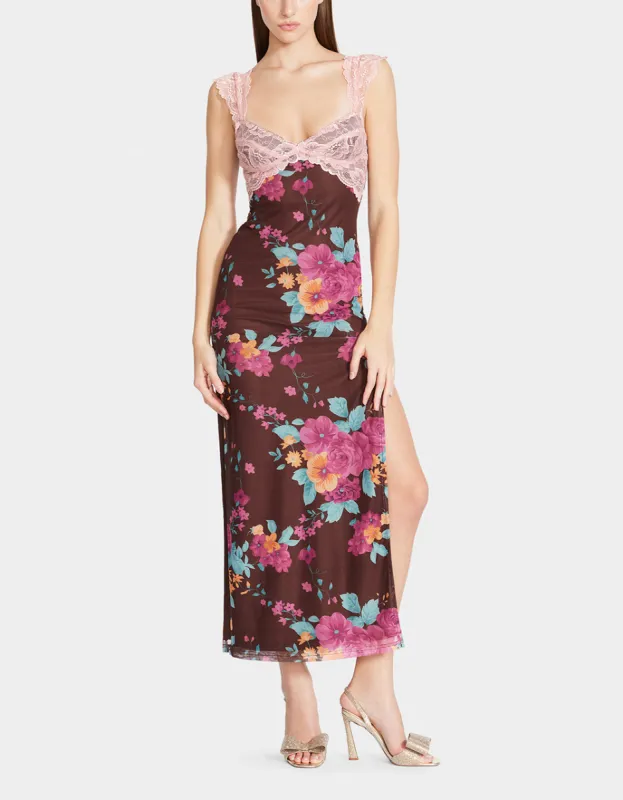 CAMILLE MAXI DRESS MAUVE sold by Betsey Johnson