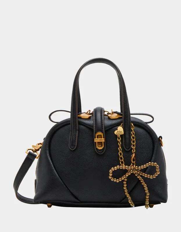 HEART BEAT CROSSBODY BLACK sold by Betsey Johnson