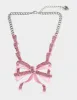PINK BOWS BOW PENDANT PINK sold by Betsey Johnson