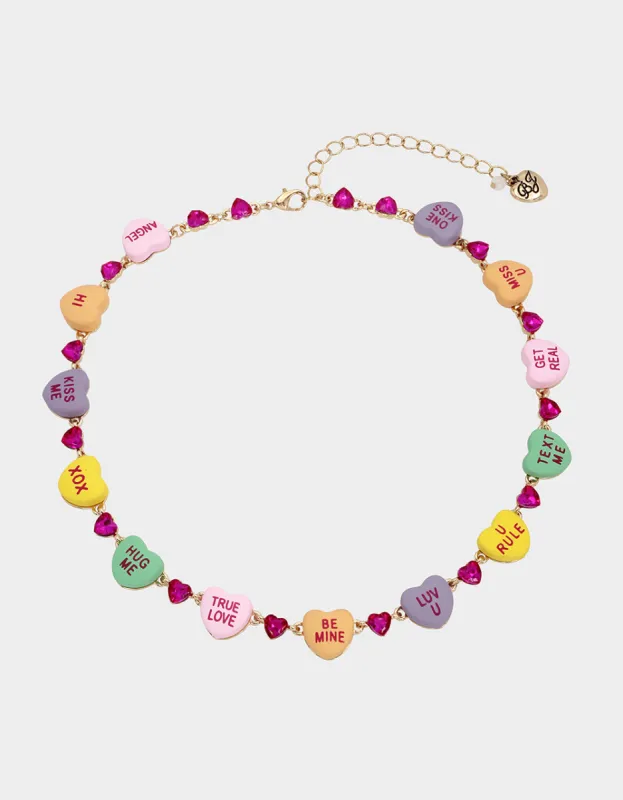 THINK PINK SWEETHEART COLLAR MULTI sold by Betsey Johnson