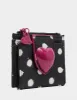 HEART BIFOLD WALLET BLACK PINK sold by Betsey Johnson
