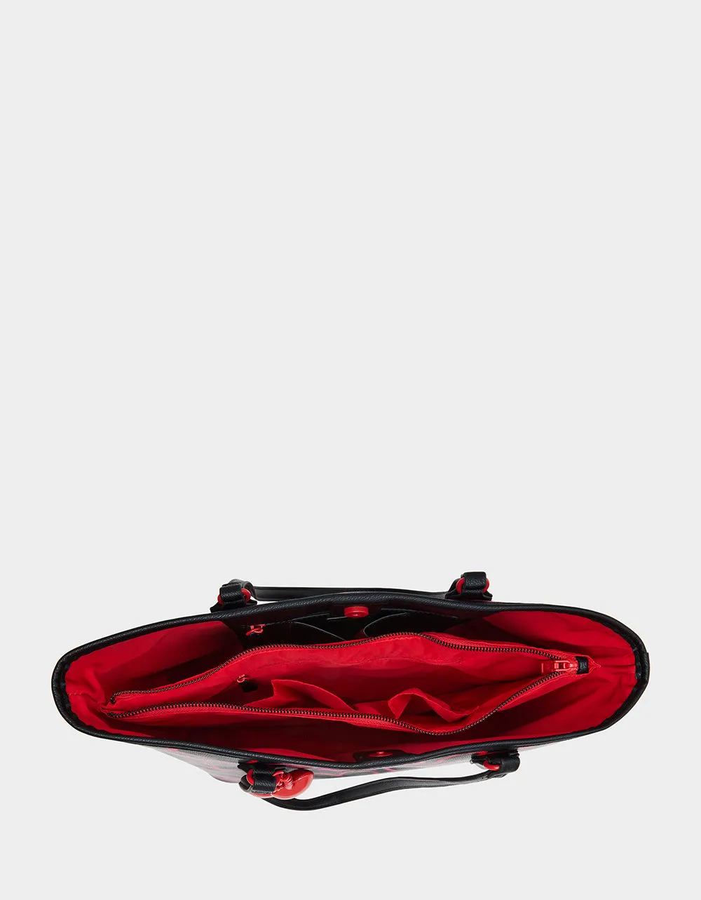 GRAFFITI HEART TOTE BLACK MULTI sold by Betsey Johnson product image thumbnail 4