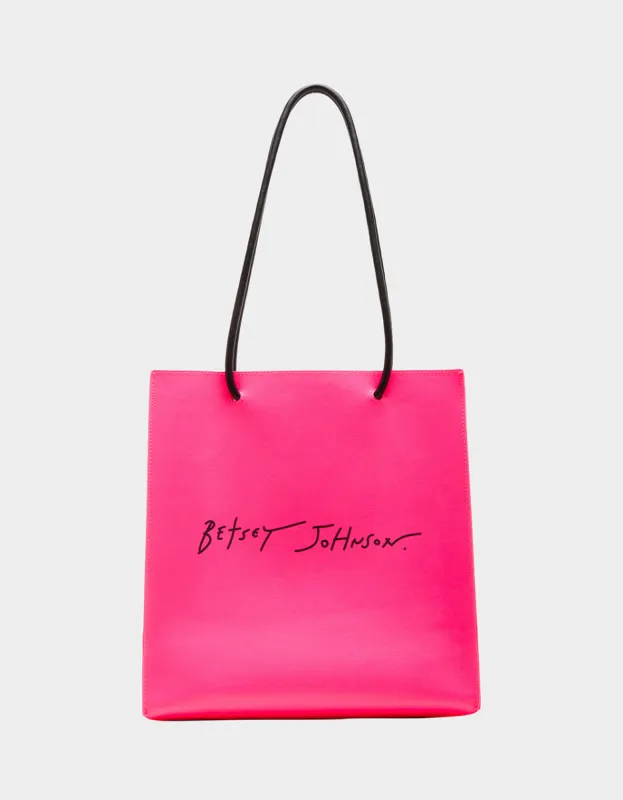 THE ORIGINS TOTE PINK sold by Betsey Johnson