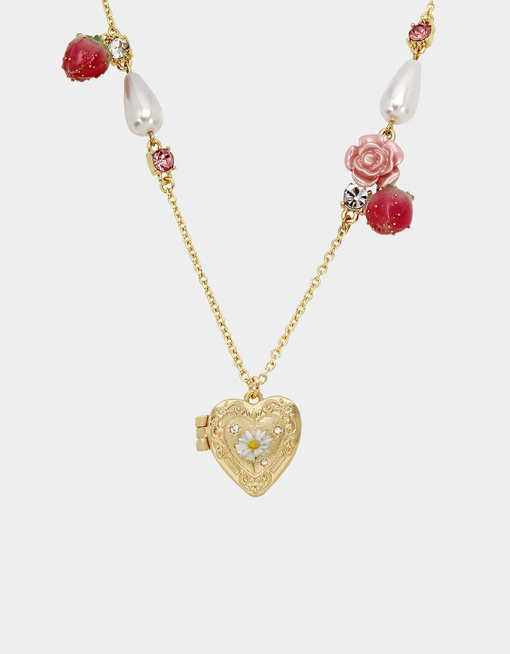 SWEETHEART SWOON HEART PENDANT PINK sold by Betsey Johnson product image thumbnail 2