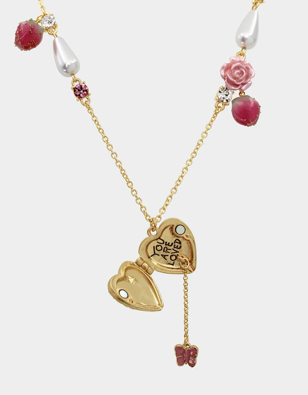 SWEETHEART SWOON HEART PENDANT PINK sold by Betsey Johnson product image thumbnail 3