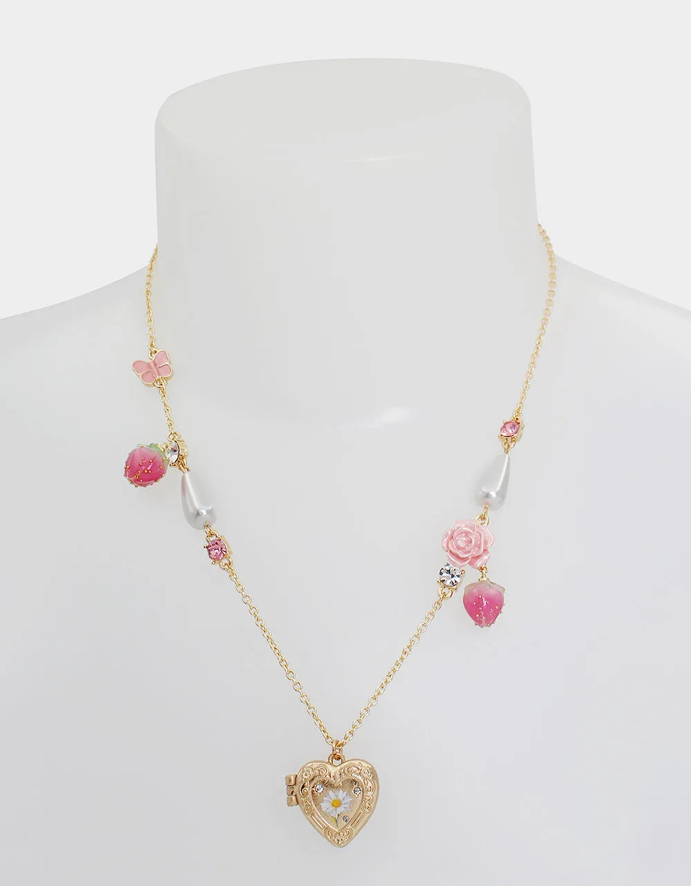 SWEETHEART SWOON HEART PENDANT PINK sold by Betsey Johnson product image thumbnail 4