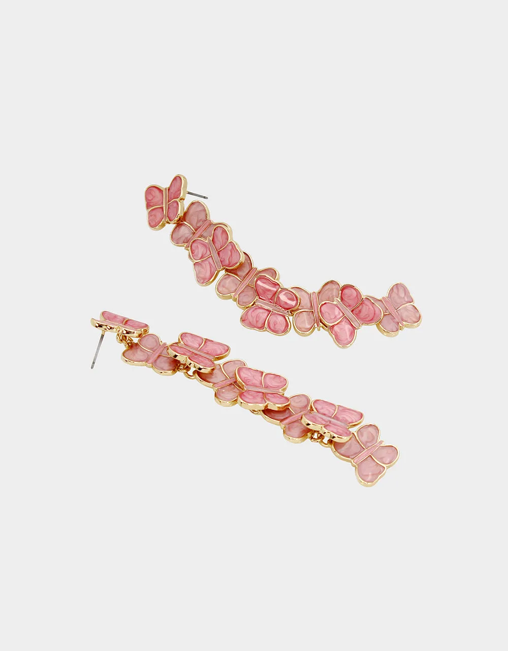 SWEETHEART SWOON BUTTERFLY LINEAR EARRINGS PINK sold by Betsey Johnson product image thumbnail 2
