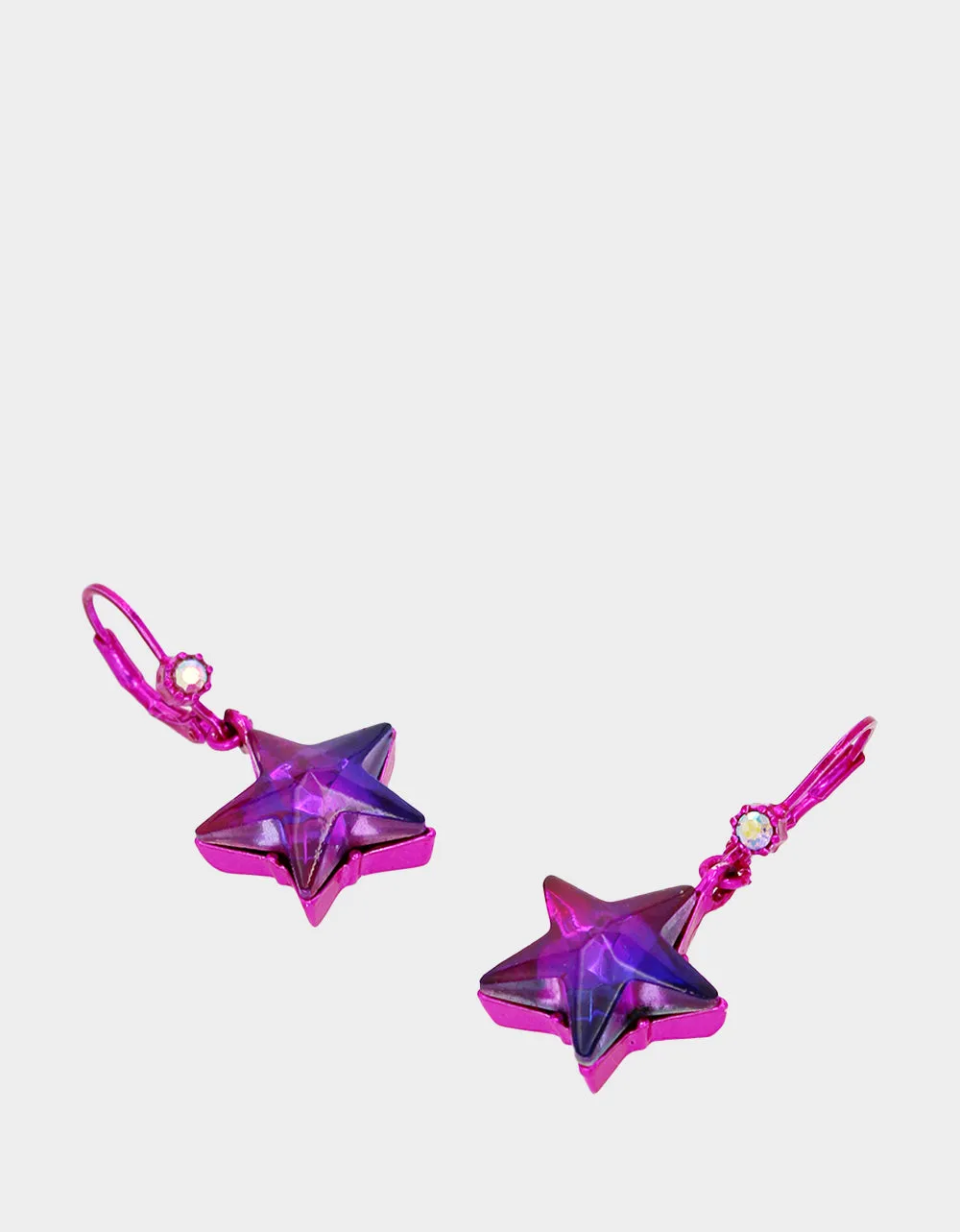 MISS USA STAR HOOK EARRINGS MULTI sold by Betsey Johnson product image thumbnail 2