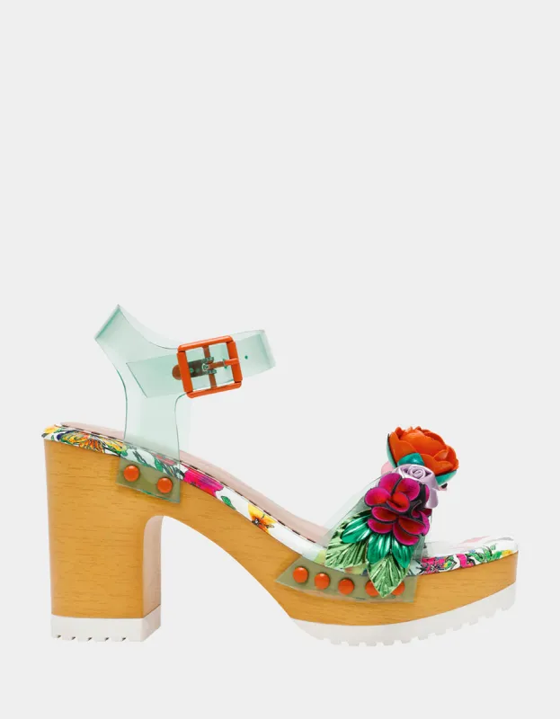 RAYYNA TEAL MULTI sold by Betsey Johnson
